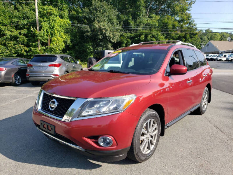 2016 Nissan Pathfinder for sale at Hometown Automotive Service & Sales in Holliston MA