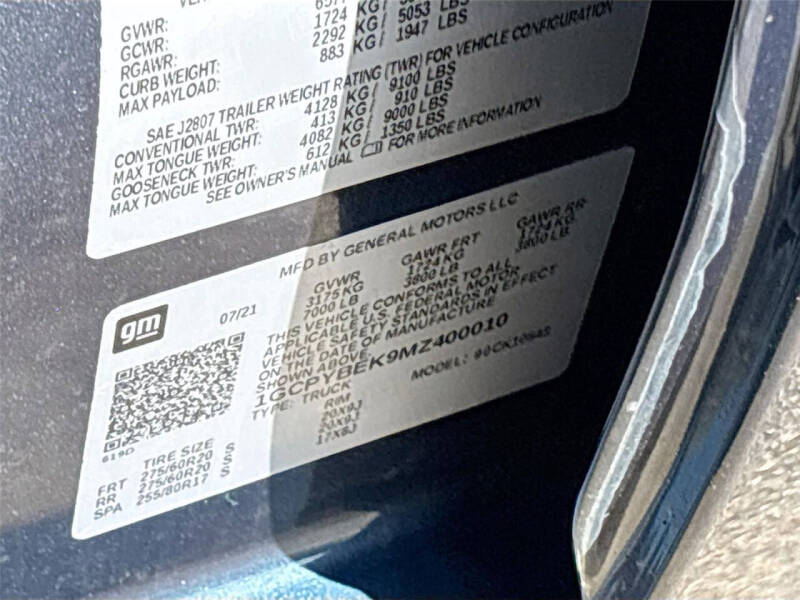 2021 Chevrolet Silverado 1500