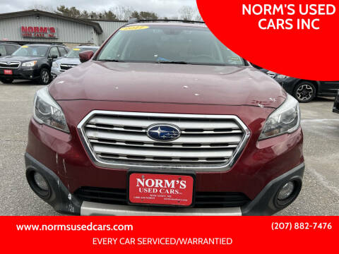 2017 Subaru Outback for sale at NORM'S USED CARS INC in Wiscasset ME