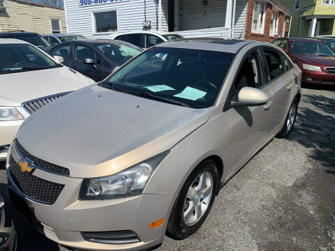 2012 Chevrolet Cruze for sale at UNION AUTO SALES in Vauxhall NJ