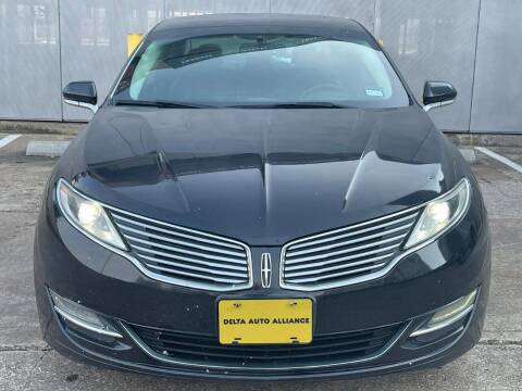 2013 Lincoln MKZ for sale at Auto Alliance in Houston TX