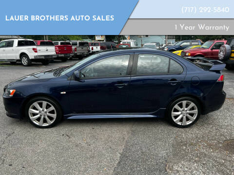 2014 Mitsubishi Lancer for sale at LAUER BROTHERS AUTO SALES in Dover PA