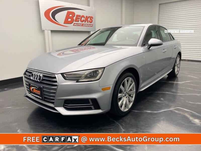 2018 Audi A4 for sale at Becks Auto Group in Mason OH