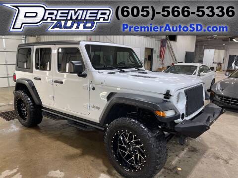 2018 Jeep Wrangler Unlimited for sale at Premier Auto in Sioux Falls SD