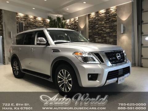2018 Nissan Armada for sale at Auto World Used Cars in Hays KS