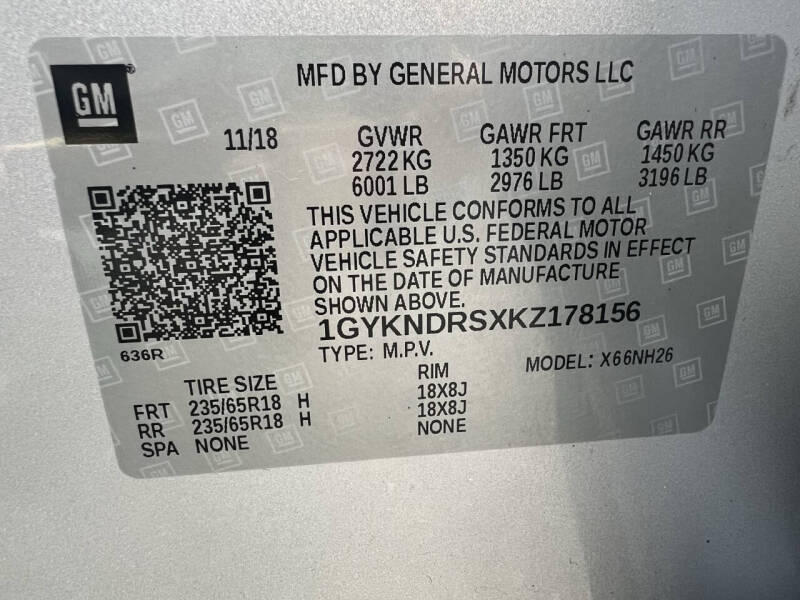 2019 Cadillac XT5 Luxury