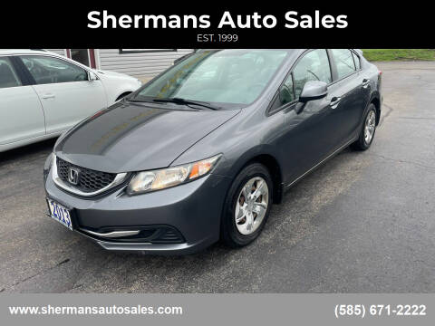 2013 Honda Civic for sale at Shermans Auto Sales in Webster NY