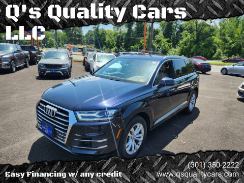 2017 Audi Q7 for sale at Q's Quality Cars LLC in Capitol Heights MD