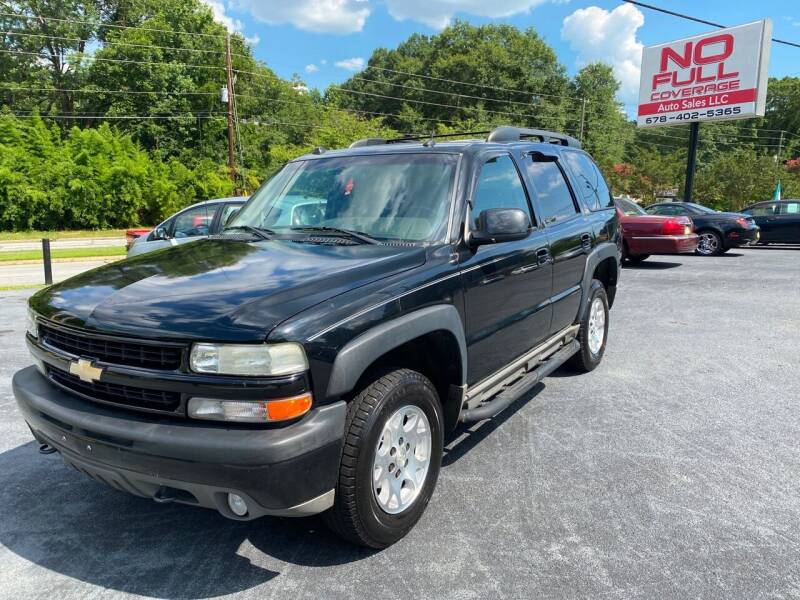 2004 Chevrolet Tahoe for sale at NO FULL COVERAGE AUTO SALES LLC in Austell GA