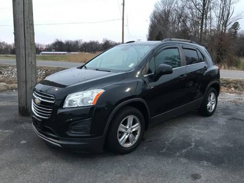 2015 Chevrolet Trax for sale at Ridgeway's Auto Sales in West Frankfort IL