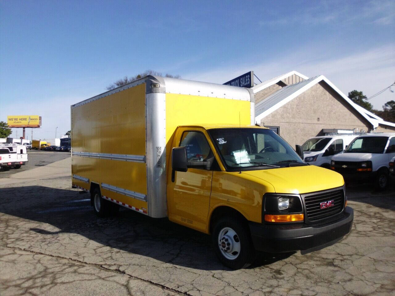 gmc box truck used