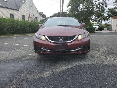 2013 Honda Civic for sale at RMB Auto Sales Corp in Copiague NY