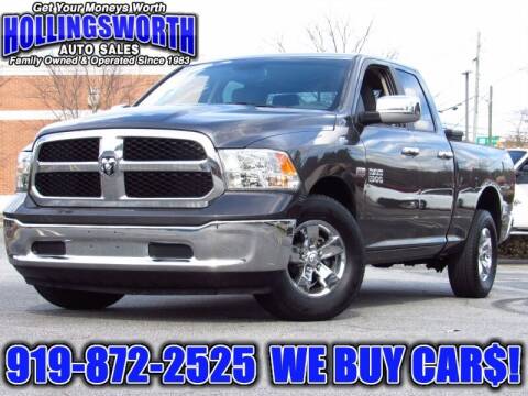 2016 RAM 1500 for sale at Hollingsworth Auto Sales in Raleigh NC