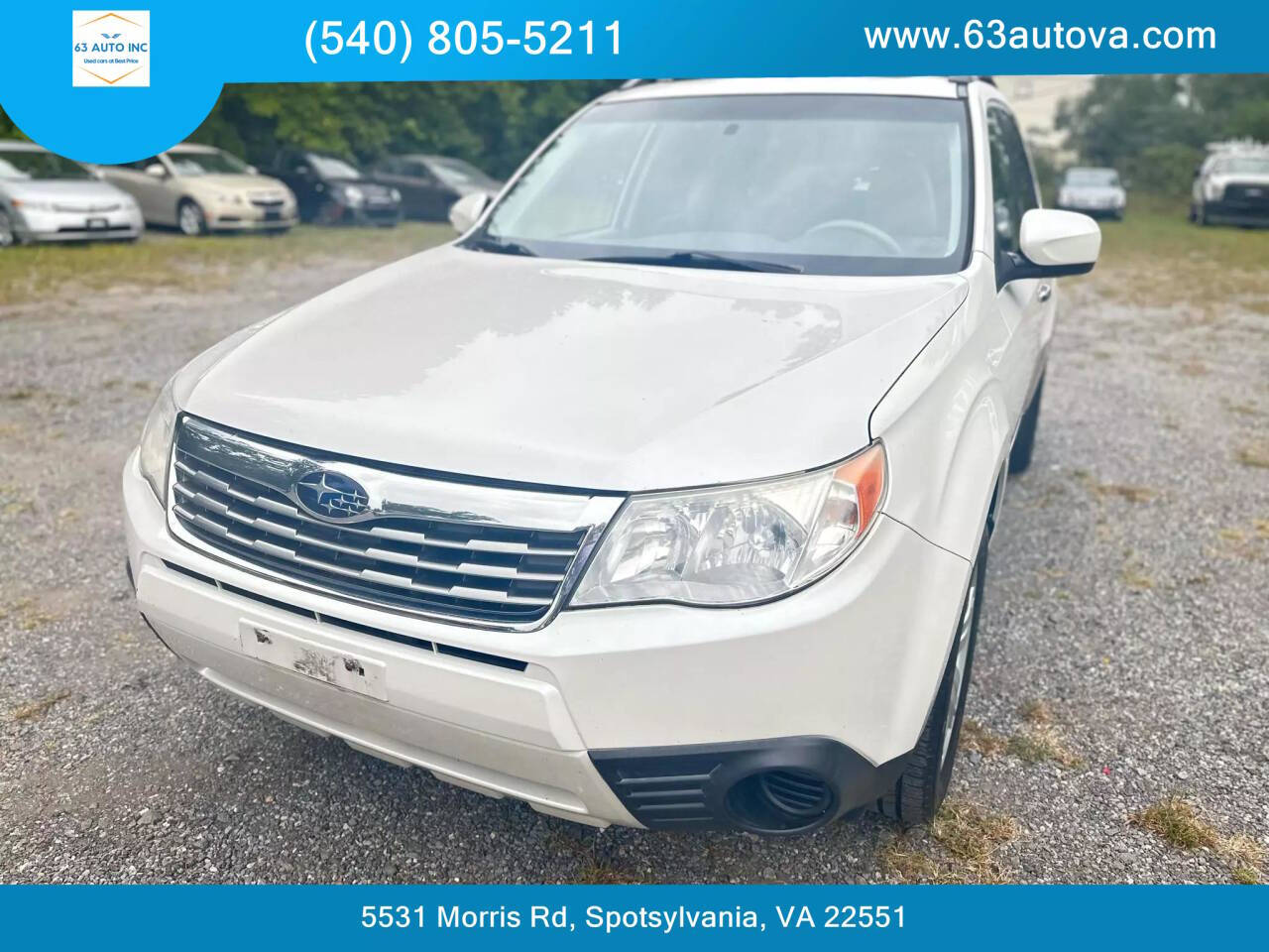 2010 Subaru Forester for sale at 63 Auto Inc in Spotsylvania, VA