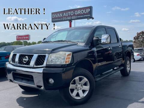 2006 Nissan Titan for sale at Divan Auto Group in Feasterville Trevose PA