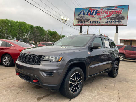 2019 Jeep Grand Cherokee for sale at ANF AUTO FINANCE in Houston TX