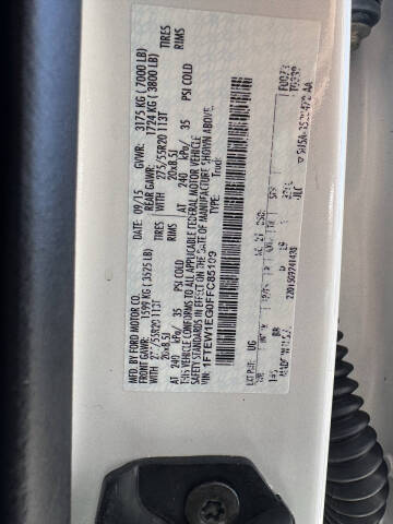 2015 Ford F-150 Platinum