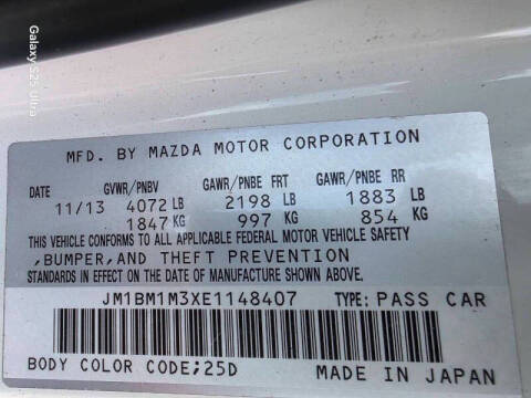 2014 Mazda MAZDA3 s Grand Touring