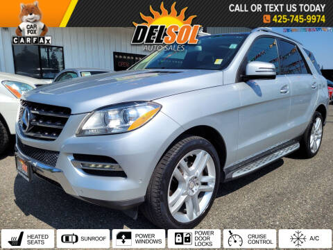 2015 Mercedes-Benz M-Class for sale at Del Sol Auto Sales in Everett WA