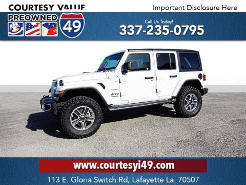 2020 Jeep Wrangler Unlimited for sale at Courtesy Value Pre-Owned I-49 in Lafayette LA