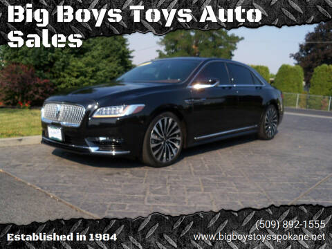 2017 Lincoln Continental for sale at Big Boys Toys Auto Sales in Spokane Valley WA