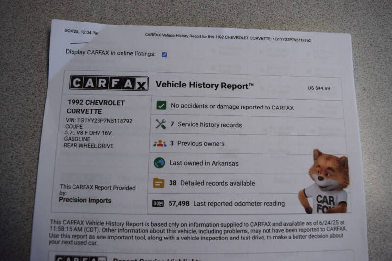 1992 Chevrolet Corvette