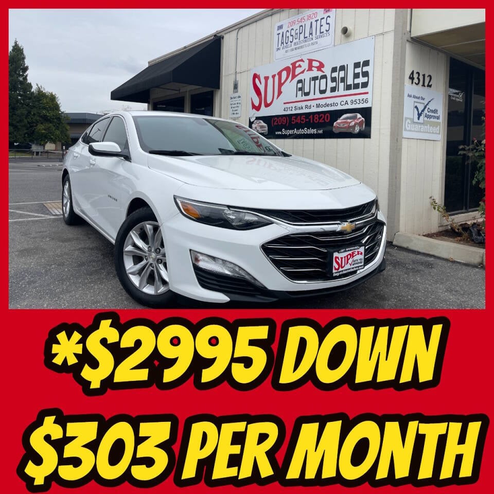 2020 Chevrolet Malibu for sale at Super Auto Sales Modesto in Modesto, CA