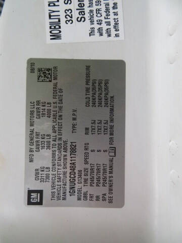 2010 Chevrolet Express LT 1500