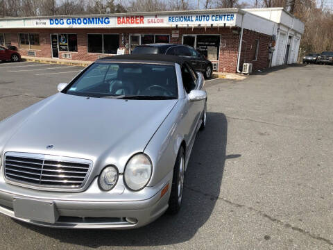 2002 Mercedes-Benz CLK for sale at REGIONAL AUTO CENTER in Stafford VA