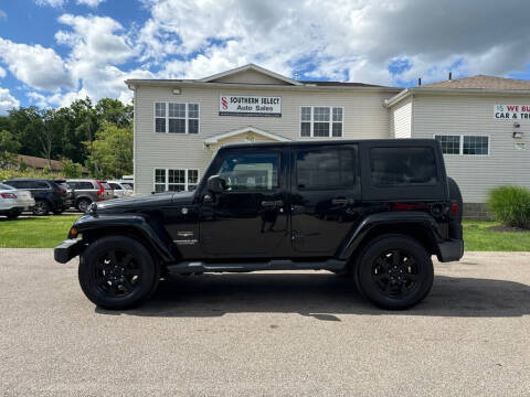 2012 Jeep Wrangler Unlimited for sale at SOUTHERN SELECT AUTO SALES in Medina OH