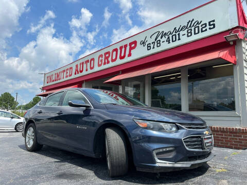 2016 Chevrolet Malibu for sale at Unlimited Auto Group of Marietta in Marietta GA