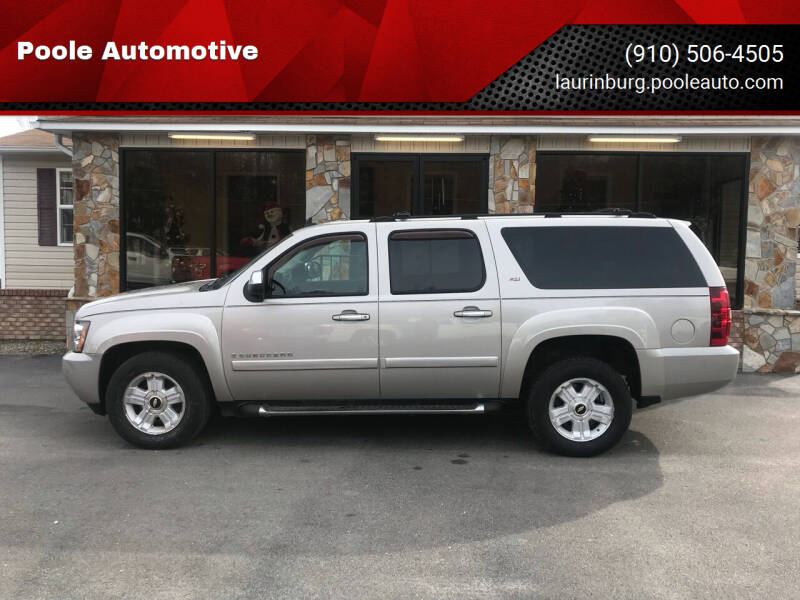 2007 Chevrolet Suburban for sale at Poole Automotive in Laurinburg NC