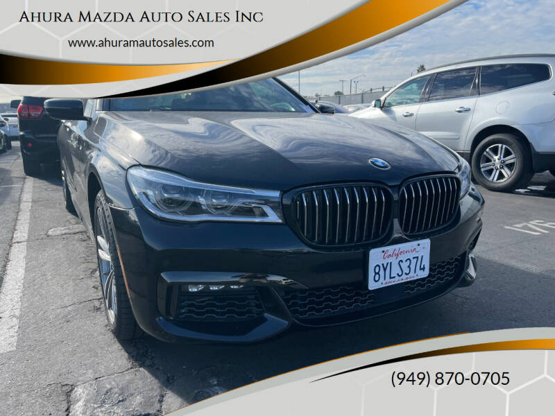 2018 BMW 7 Series for sale at Ahura Mazda Auto Sales Inc in Laguna Hills CA
