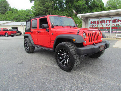 2018 Jeep Wrangler JK Unlimited for sale at Hibriten Auto Mart in Lenoir NC