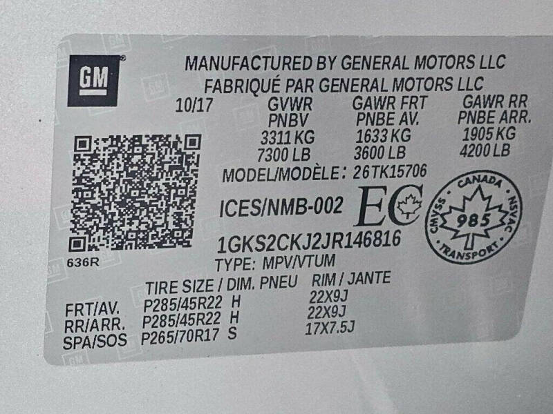 2018 GMC Yukon Denali