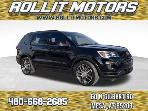 2018 Ford Explorer for sale at Rollit Motors in Mesa AZ