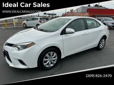 2015 Toyota Corolla for sale at Ideal Car Sales - Turlock in Turlock CA