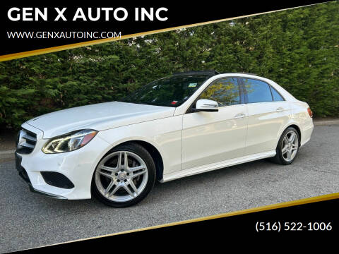 2014 Mercedes-Benz E-Class for sale at GEN X AUTO INC in Islip NY