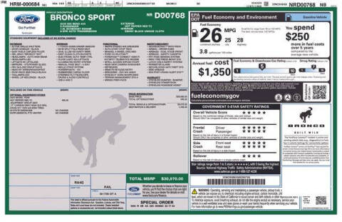 2022 Ford Bronco Sport Big Bend