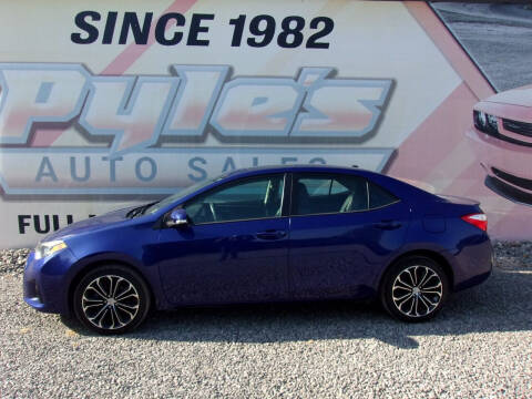 2015 Toyota Corolla for sale at Pyles Auto Sales in Kittanning PA