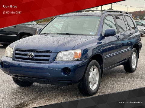 2007 Toyota Highlander for sale at Car Bros in Virginia Beach VA