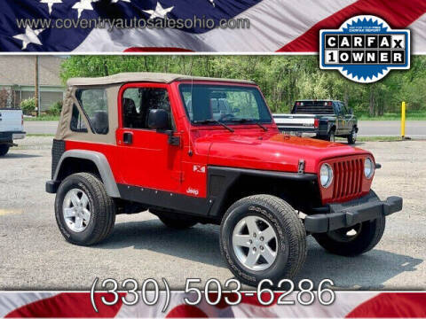 2005 Jeep Wrangler for sale at Coventry Auto Sales in Youngstown OH