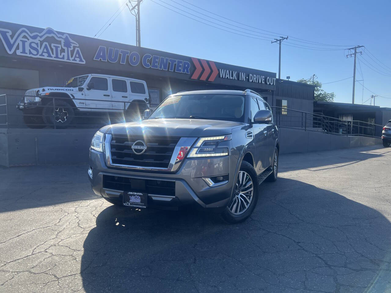 Gray 2021 Nissan Armada SL 4x2 SL 4dr SUV 1