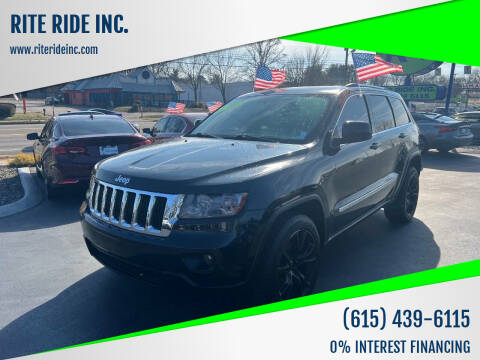 2012 Jeep Grand Cherokee for sale at RITE RIDE INC. in Murfreesboro TN