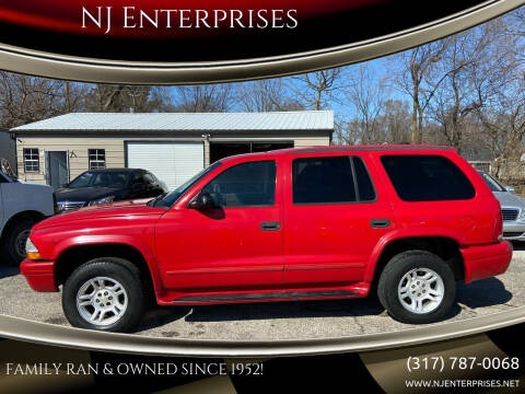 2003 Dodge Durango for sale at NJ Enterprises in Indianapolis IN