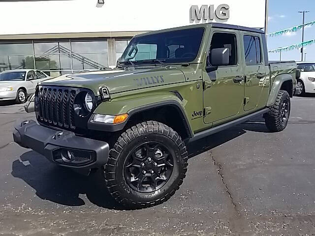 Used 2023 Jeep Gladiator WILLYS with VIN 1C6HJTAG5PL541848 for sale in Bellefontaine, OH