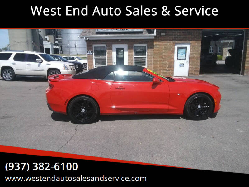 2017 Chevrolet Camaro for sale at West End Auto Sales & Service in Wilmington OH