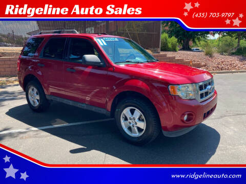 2011 Ford Escape for sale at Ridgeline Auto Sales in Saint George UT