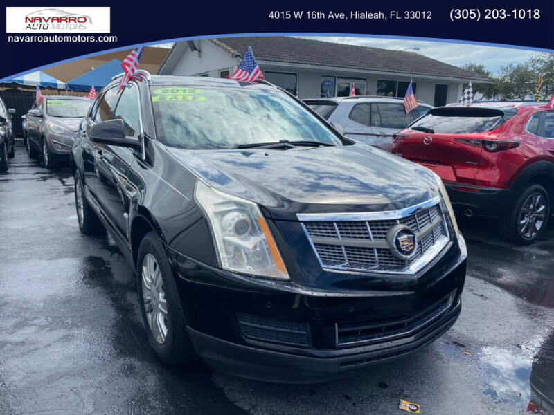 2012 Cadillac SRX for sale at Navarro Auto Motors in Hialeah FL