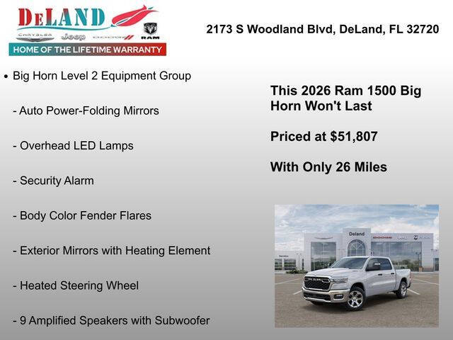 2026 RAM 1500